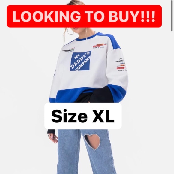 Adika Daddy oversized sweatshirt - Picture 1 of 2